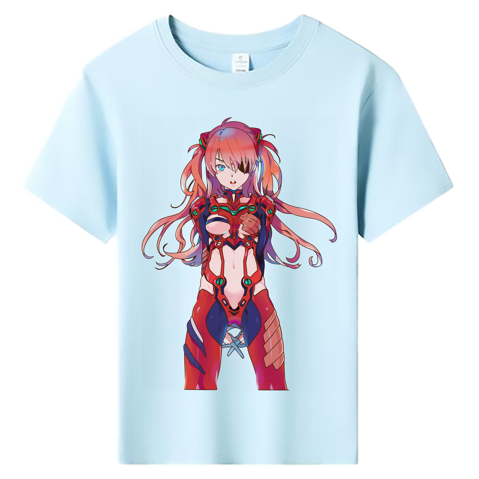 （画像用） EVA 新世紀エヴァンゲリオン 綿100％キッズTシャツ（フロントプリント）